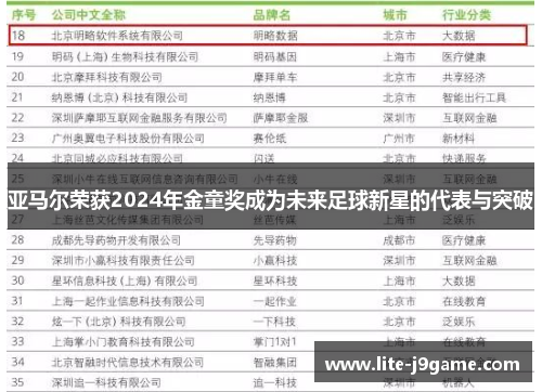 亚马尔荣获2024年金童奖成为未来足球新星的代表与突破 亚马尔荣获2024年金童奖成为未来足球新星的代表与突破